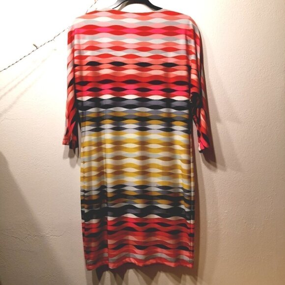 Trina Turk Women's 4 Colorful Soft Patterned Dress - Picture 8 of 10